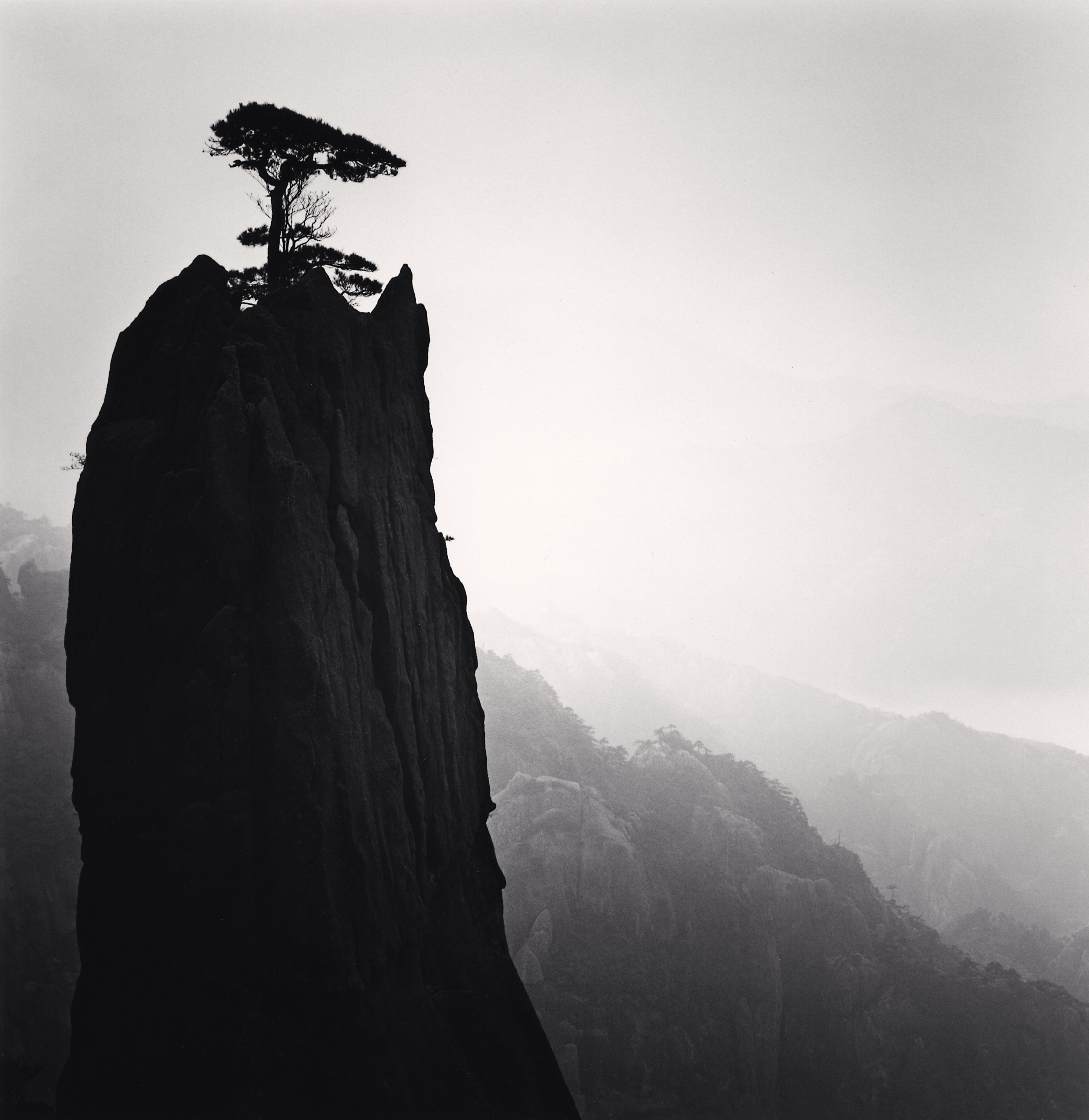 Michael Kenna, Huangshan Mountains, Study 21, Anhui, China, 2009